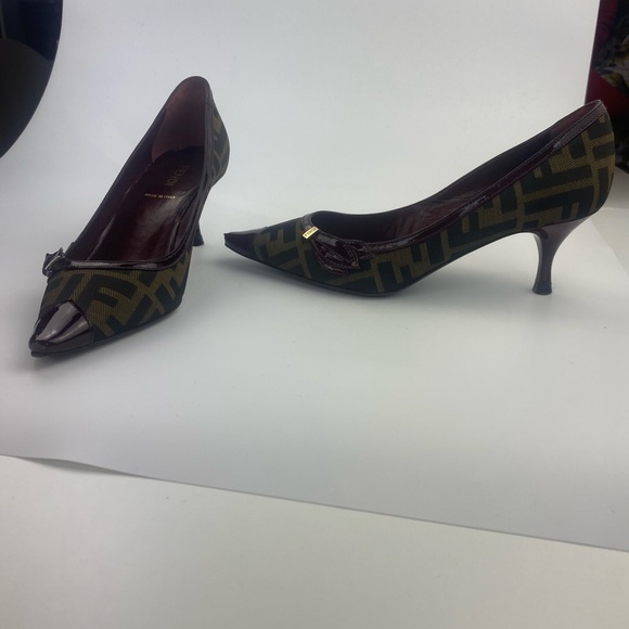 Fendi Monogram Kitten Heels - Picture 9 of 10
